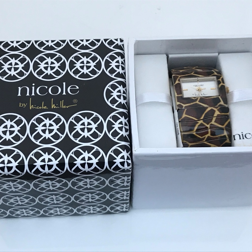 Nicole by Nicole Miller Ladies Watch Analog Stretc - Picture 1 of 8